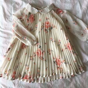 Baby Gap Floral Dress with Peter Pan Collar